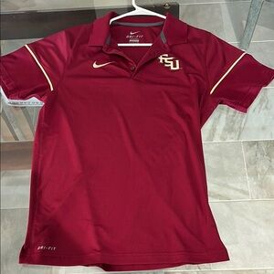 Nike Burgundy Dri-FIT Men's Polo Shirt